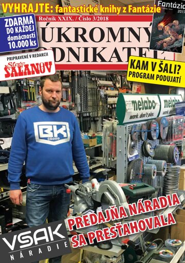 Obálka e-magazínu Súkromný podnikateľ 3/2018