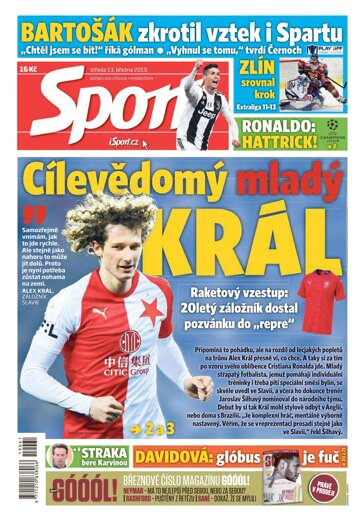 Obálka e-magazínu Sport 13.3.2019