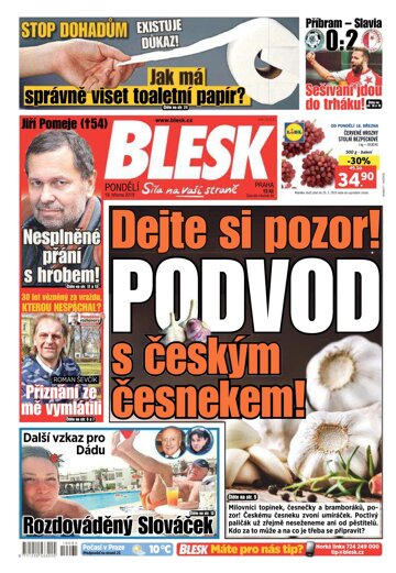 Obálka e-magazínu Blesk 18.3.2019