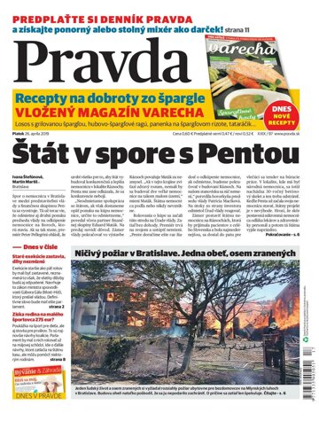 Obálka e-magazínu Pravda 26. 4. 2019