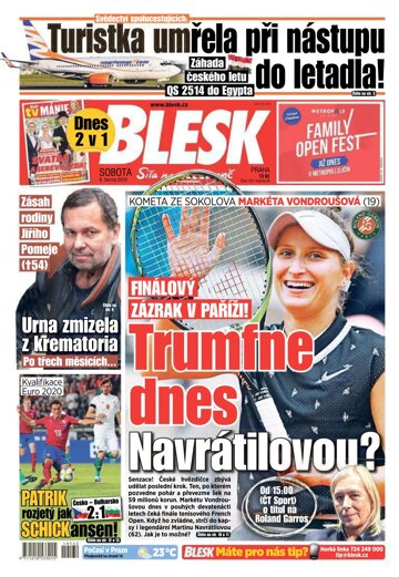 Obálka e-magazínu Blesk 8.6.2019