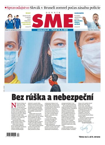 Obálka e-magazínu SME 21.8.2020