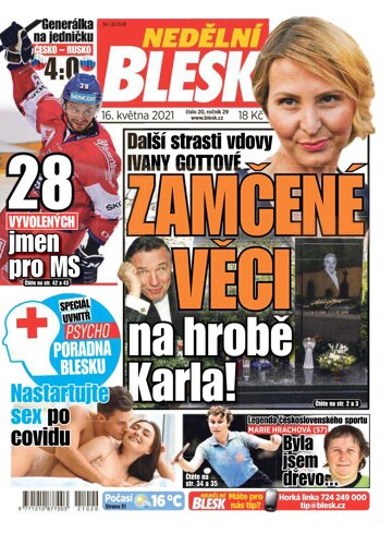 Obálka e-magazínu Nedělní Blesk 16.5.2021