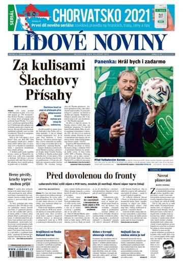 Obálka e-magazínu Lidové noviny 11.6.2021