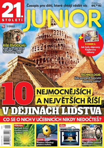 Obálka e-magazínu 21. století JUNIOR 1/22