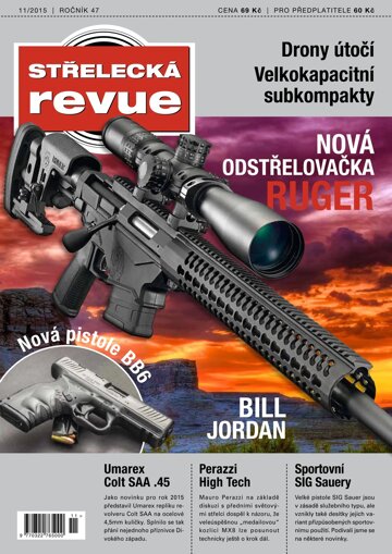 Obálka e-magazínu Střelecká revue 11/2015