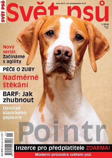 Obálka e-magazínu Svět psů 1/2018
