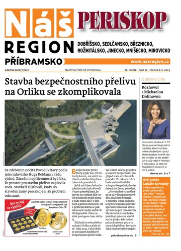 Obálka e-magazínu Náš Region - Příbramsko 22/2023