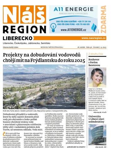 Obálka e-magazínu Náš Region - Liberecko 36/2023