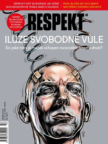 Obálka e-magazínu Respekt 50/2023