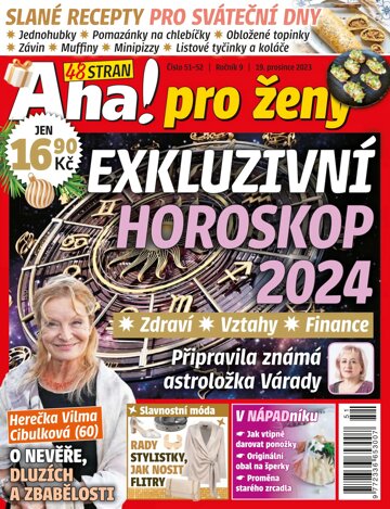 Obálka e-magazínu AHA! pro ženy 51-52/2023