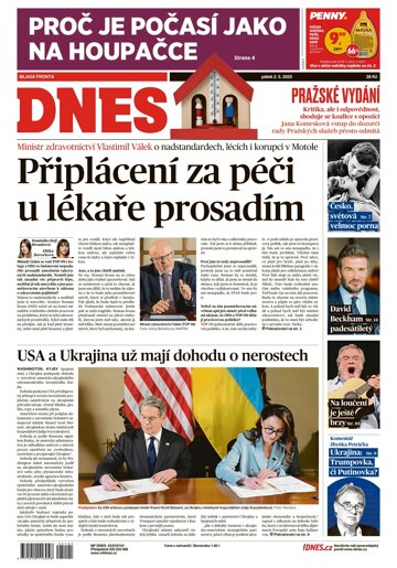 Obálka e-magazínu MF Dnes 2.5.2025