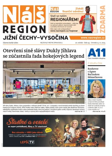 Obálka e-magazínu Náš Region - Vysočina 45/2025