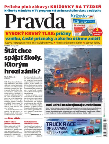 Obálka e-magazínu Pravda 25. 5. 2026