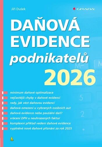 Obálka knihy Daňová evidence podnikatelů 2026