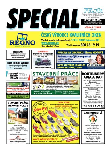 Obálka e-magazínu Special 6/2015