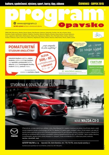 Obálka e-magazínu Program OP 7-8/2015