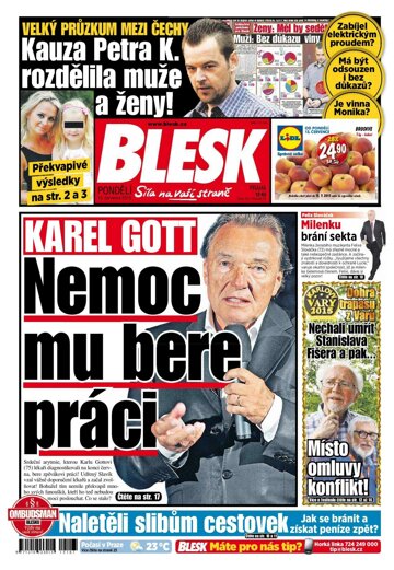 Obálka e-magazínu Blesk 13.7.2015