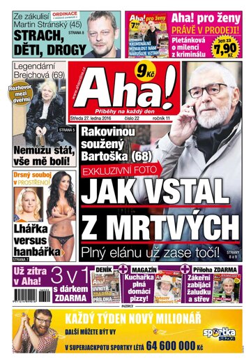 Obálka e-magazínu AHA! 27.1.2016