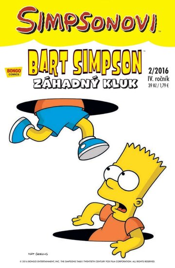 Obálka e-magazínu Bart Simpson 2/2016