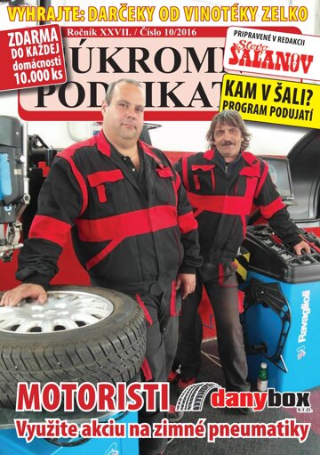 Obálka e-magazínu Súkromný podnikateľ 10/2016