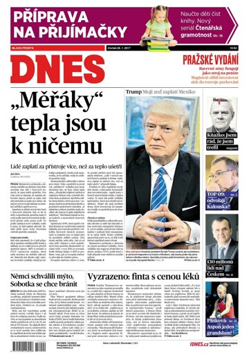 Obálka e-magazínu MF Dnes 26.1.2017