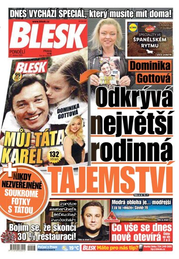 Obálka e-magazínu Blesk 27.4.2020