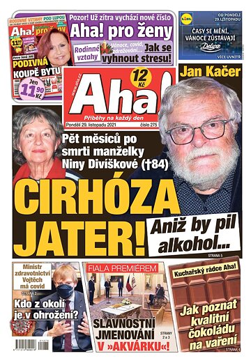 Obálka e-magazínu AHA! 29.11.2021