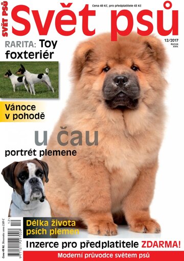 Obálka e-magazínu Svět psů 12/2017