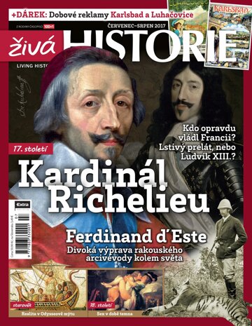 Obálka e-magazínu Živá historie 7-8/2017