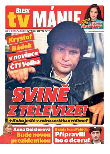 Obálka e-magazínu Blesk Tv manie 1.4.2023