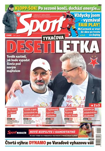 Obálka e-magazínu Sport 27.1.2024