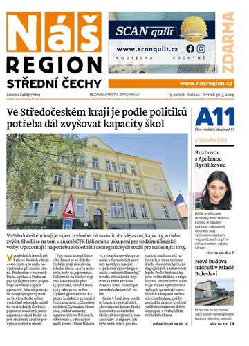 Obálka e-magazínu Náš Region - Střední Čechy 22/2024