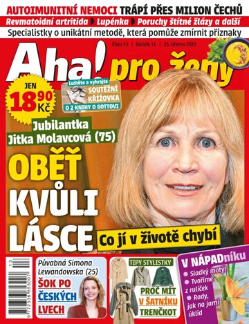 Obálka e-magazínu AHA! pro ženy 13/2025