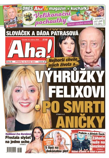 Obálka e-magazínu AHA! 10.4.2025
