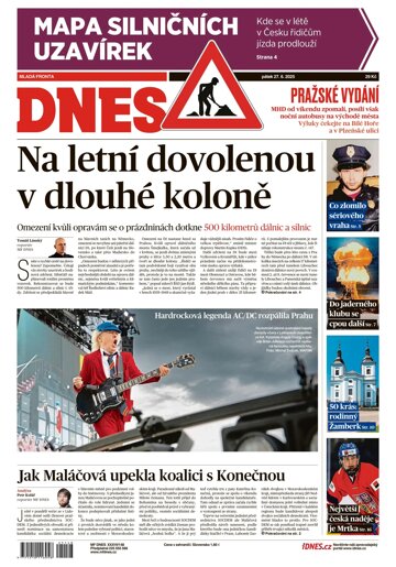 Obálka e-magazínu MF Dnes 27.6.2025