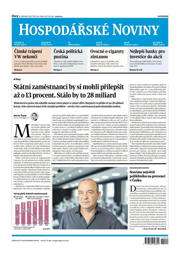 Obálka e-magazínu Hospodářské noviny 140 - 22.7.2025