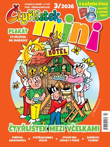 Obálka e-magazínu Čtyřlístek Mini 3/2026