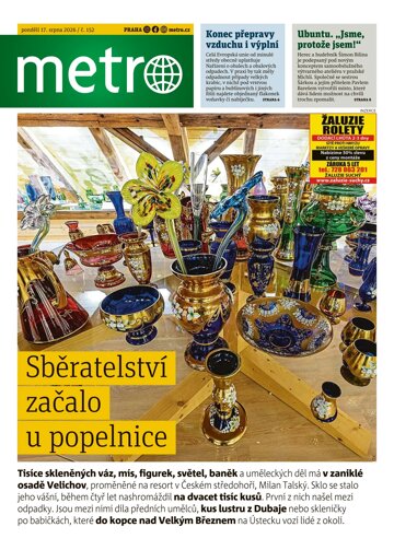 Obálka e-magazínu deník METRO 17.8.2026