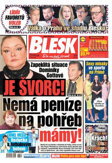 Obálka e-magazínu Blesk 8.10.2026