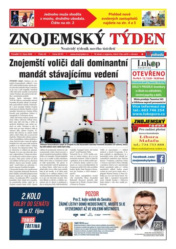 Obálka e-magazínu Znojemský týden 42/2026