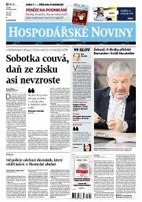Obálka e-magazínu Hospodářské noviny 219 - 11.11.2013