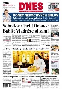Obálka e-magazínu MF Dnes 22.11.2013