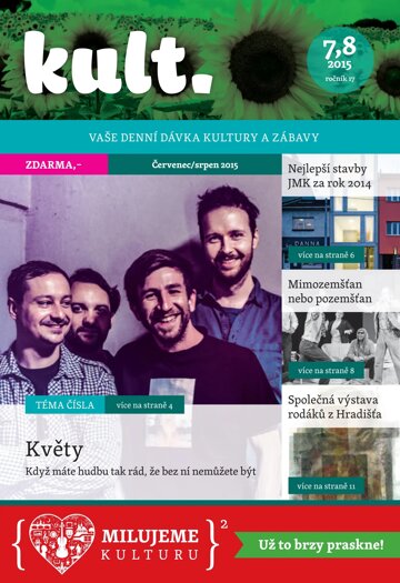 Obálka e-magazínu Kult 7-8/2015