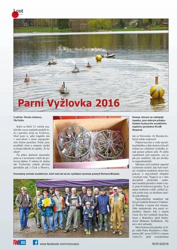 Obálka e-magazínu Parní Vyžlovka 2016