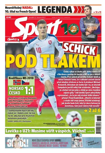 Obálka e-magazínu Sport 12.6.2017