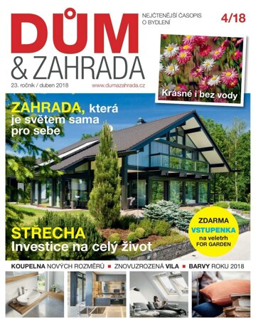 Obálka e-magazínu Dům a zahrada 4/2018