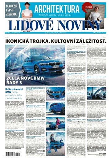 Obálka e-magazínu Lidové noviny 2.5.2019