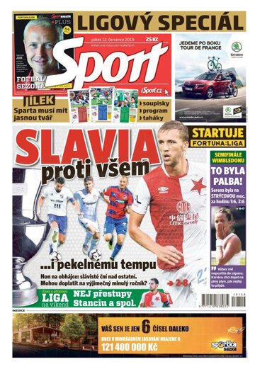 Obálka e-magazínu Sport 12.7.2019