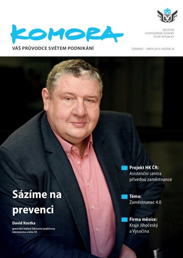 Obálka e-magazínu Komora 7/2019